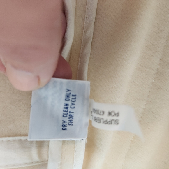 polo ralph lauren wool ivory 2 button blazer sz 14 womens classic career luxury - Picture 6 of 10